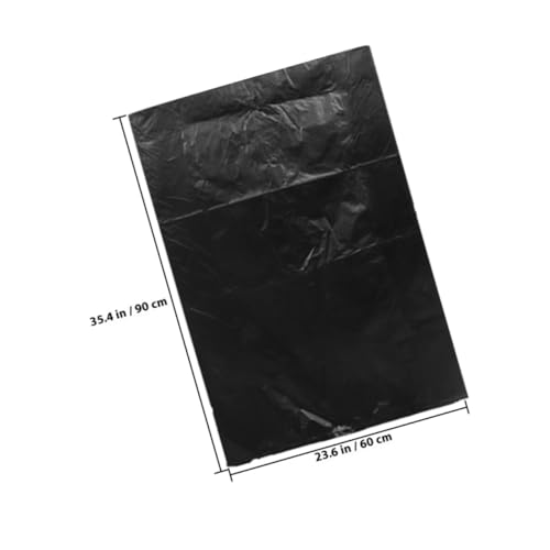 Image of Baluue Large Heavy Duty Garbage Bags 50pcs 60X90Cm Thick Plastic Trash Bags for Kitchen, Gardening, Commercial and Household Waste Disposal