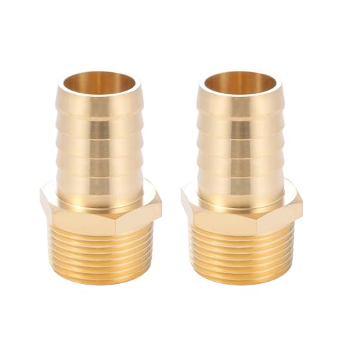Brass Barbed Hose Fittings, 3/4