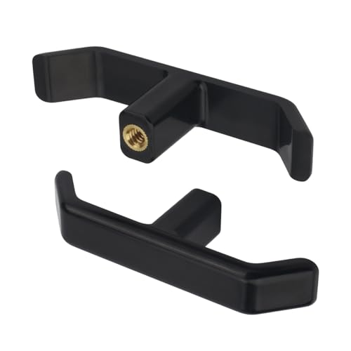 Image of 2pcs RV Waste Valve T-Handle Black Universal Fit, | Replacement for Sewer & Water Tank Drain, Dump Valve, Waste Gate Pull, RV Marine Toilet Accessories