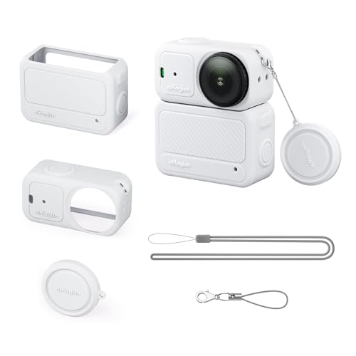 DJI Osmo Nano �Ή� �ی�P�[�X �Z�b�g �V���R���J�o�[*2/�����h�~�X�g���b�v/�l�b�N�X�g���b�v/�����Y�J�o�[ (Grey)