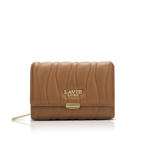 Image of Lavie Luxe Women's Lucie Emboss Medium Trifold Wallet | Gift for Women