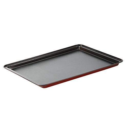Crealys Bandeja 507722 Horno Gourmandise, Acero, Gris, 37 x 25.5 cm