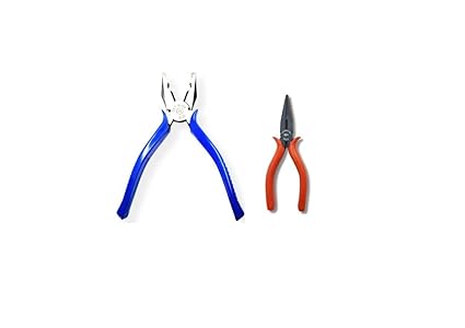 Sky Blue Multipurpose Professional Combination Home & Office Used Hand Tools Kit Plier Set ( Pack Of 2) SBE-181