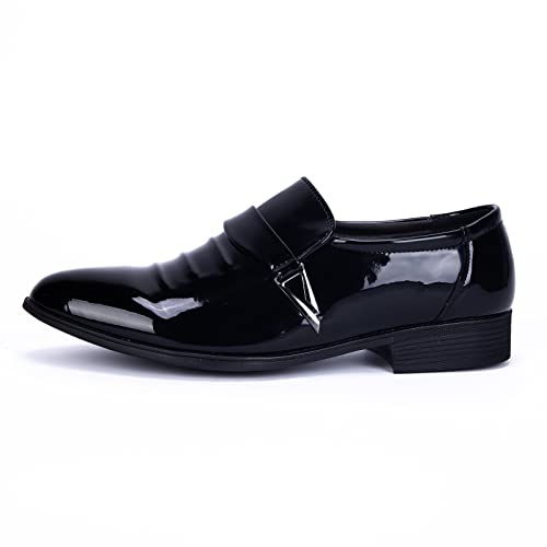 Mens Tuxedo Shoes Patent Leather Formal Business Oxford Dress Shoes2