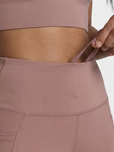 Image of Enamor High Rise 7 /8th Length Adjustable Drawstring Workout Leggings for Women - Hugged Fit, Quick Dry, Antimicrobial - A605