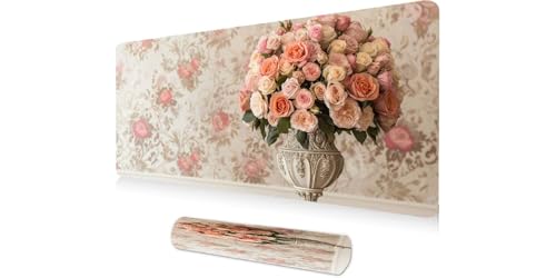 Alfombrilla ratón XXL de 900x500mm para mejorar la precisión y frenar resbalones