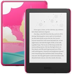 2024 Kindle Kids, includes ad-free books and cover