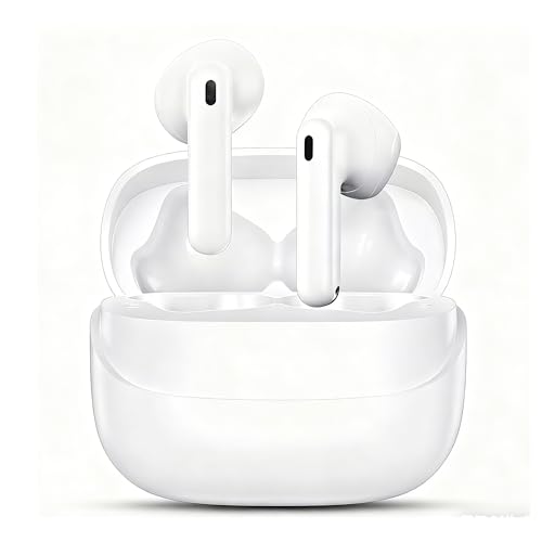 Écouteurs Bluetooth sans Fil, Bluetooth 5.4 Intra-Auriculaires Casque avec 4 ENC Réduction Antibruit Mic, 50H Hi-FI Son Stéréo Contrôle Tactile, IP7 Étanche Sport Oreillette pour iPhone Android Galaxy