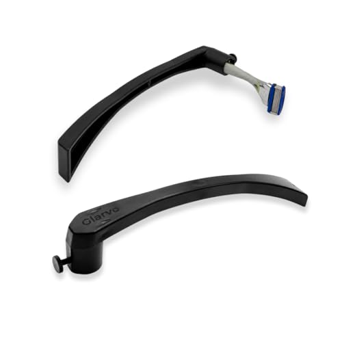 Glarvo Rückenrasierer Herren Rasierer-Verlängerung 30 cm für gängige Nassrasierer | Ergonomischer Griff zum Rücken selbst rasieren | Designed in Germany