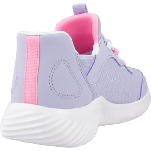 Skechers Fille Bounder Simple Cute Slip-In ENTRAINEUSE, Lavender Synthetic/Trim, 28 EU