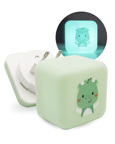 TECNOLOGIA DEL SENSORE TATTILE INTUITIVO: Regola facilmente l'atmosfera con una semplice pressione. Il sensore tattile integrato consente di cambiare i colori della luce e passare tra diverse intensità, rendendo l'uso semplice anche per i bambini piccoli.