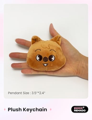 Swico Remado Kpop SKZ Keychains Cute Cartoon Keyring Car Key Pendant Women Handbag Wallet Pendants