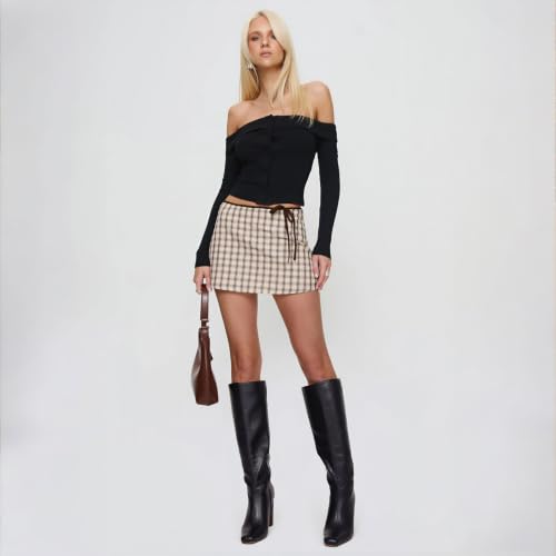 Image of Lovee Cosee Knee High Boots Women Square Toe Chunky Heel Classic Tall Boots