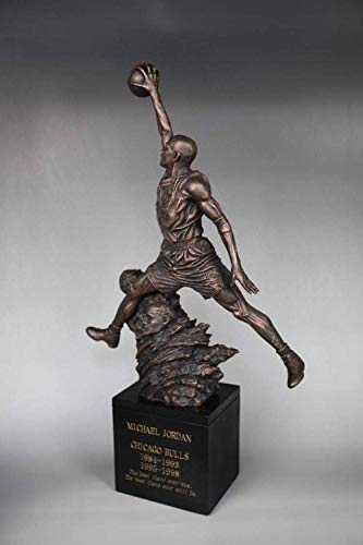 Wsimei Ornaments Statues Sculptures Basketball Athlete Sculpture Basketball Souvenir Sculpture Basketball Superstar 23 Player Sculpture Basketball Fan Souvenir #TOP1