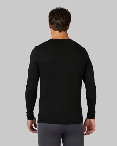 32 Degrees Heat Men's Lightweight Crew Baselayer Top | Form Fitting | Long Sleeve| 4-Way Stretch | Thermal3