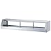 TSSC5 60" Remote Sushi Case with Removable Tempered Glass Top Stainless Steel Finished Mirror Removable Front Door and Removable Back Door