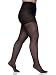 Berkshire Queen Silky Sheer Support Pantyhose - Control Top Sandalfoot 4417, Fantasy Black, 3X-4X