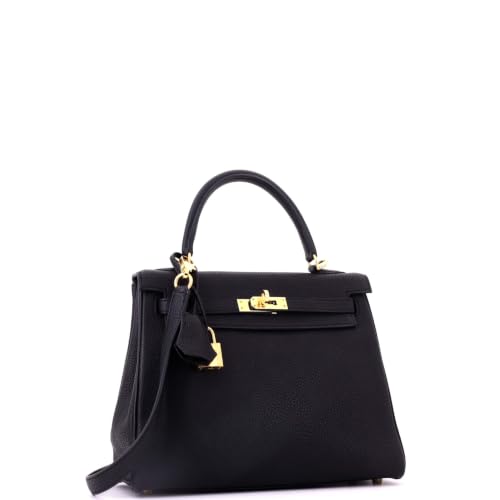 Hermès, Pre-Loved Kelly Handbag 25, Noir — view 3