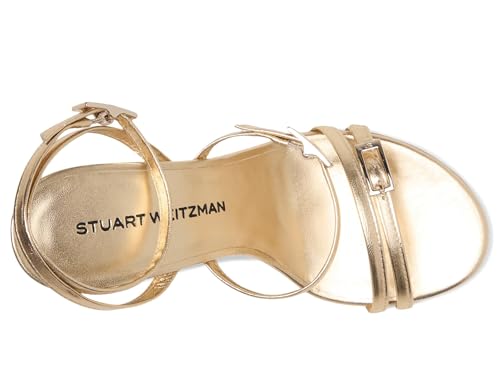 Stuart Weitzman Women's Georgie 100 Pump, Golden, 10.52
