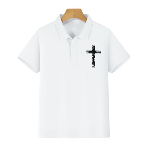 Children's Short Sleeve Pique Polo Uniform Shirts Girls Summer Casual T-Shirt Collared Shirts Dry Fit Polo Shirt Boys3