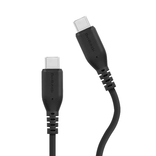 オウルテック Type-C to Type-C ケーブル PD100W対応 eMarker + Mini-Breaker搭載 USB2.0 やわらかくて断線に強い 1.0m ブラック OWL-CBKGBCC10-BK