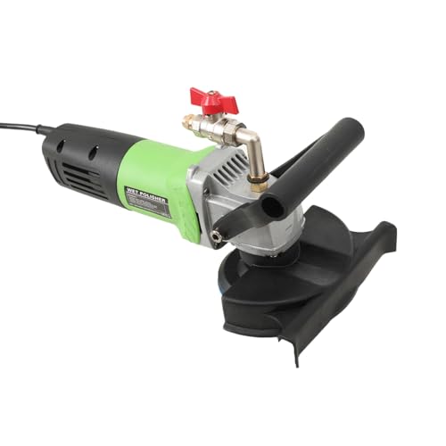 Lucidatrice A Umido Da 800W, Lucidatrice Per Blocchi Di Cemento Regolabile Da 4 Pollici A 6 Velocità Con 7 Cuscinetti Abrasivi, Motore In Rame, Filettatura M14, Adatta Per Pavimenti In Piastrelle