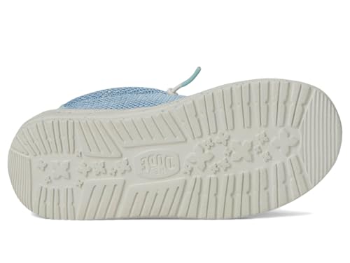 HEYDUDE Boys Wally Stretch Sox (Little Kid/Big Kid) Cloud Blue/Dawn Blue 12 Medium3