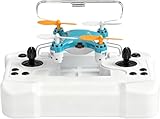 Azazaza All-Ages Mini Drone, Tiny Drone with LED Altitude Hold Propeller Protection, Easy Stunt Flights & 360° Tricks, Quadcopter Mini Drone for Kids Adults Beginners Indoor Outdoor (Blue) - Image 1