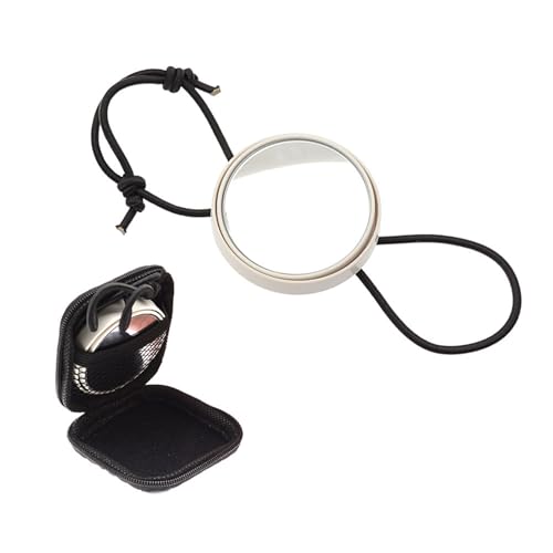 FROMCEO Gafas de buceo redondas ajustables con cuerda elástica para esnórquel y buceo en cuevas, gafas de visión trasera ajustables para buceo y esnórquel a la deriva