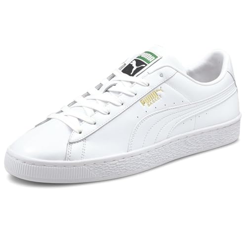 Puma Mens Basket Classic Xxi Lace Up Sneakers Shoes Casual - White - Size 5 M