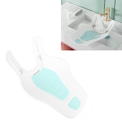 Image of Clean Rinse Baby Bather, Wash Hip Collapsible Portable Clean Rinse Bather Semi Circular Sink Ergonomic Multi Function for Home (Mint Green)