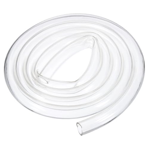 QUARKZMAN Tubo de Pvc, 25mm de ID x 31mm de OD - 10 Pies de Largo Tubos de Agua de Vinilo Transparente, Tubería de Agua de Plástico Ligero y Flexible para Acuaponía