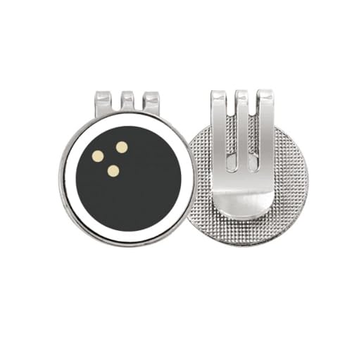 Marqueur de balle de golf magnétique avec clip de chapeau cap clip émail pour golfeur