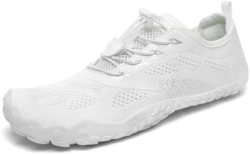 SAGUARO Unisex Barfußschuhe Leicht Atmungsaktiv Tragbar Traillaufschuhe Weich rutschfest Fitnessschuhe für Outdoor & Indoor