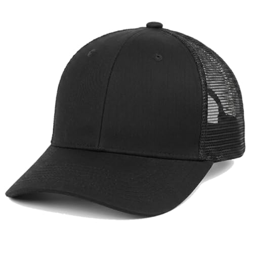 Image of HAPEE Black Baseball Cap Mens, Men's Hats (Net Black -1Pack)