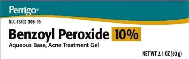 Miniatura 2 de Perrigo - Gel de tratamiento para el acné con peróxido de benzoilo al 10%, 3.2 onzas, paquete de 4