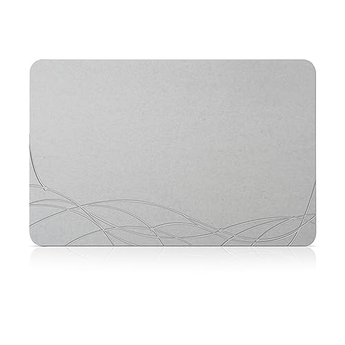 NAYAHOSE Stone Bath Mat, Diatomaceous Earth Shower Mat, Non-Slip Super Absorbent Quick Drying Bathroom Floor Mat