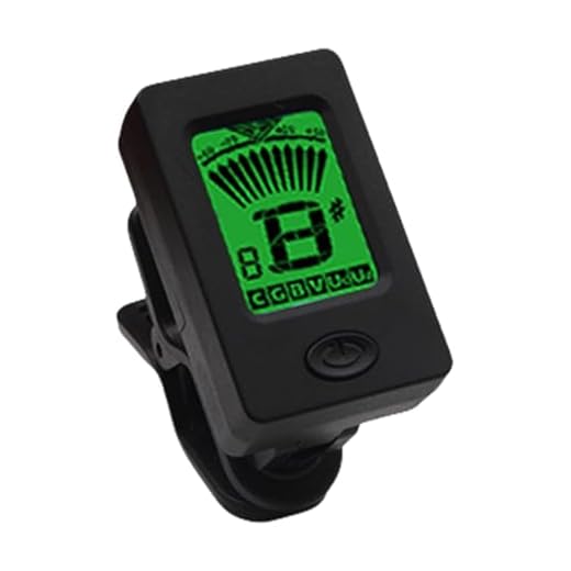 Xijobido Afinador De Violín | Afinador Con Pantalla LCD - Herramienta Musical Digital De Clip Para Principiantes Afinación De Guitarra Ukulele Bajo,Estudio de Interpretación Musical