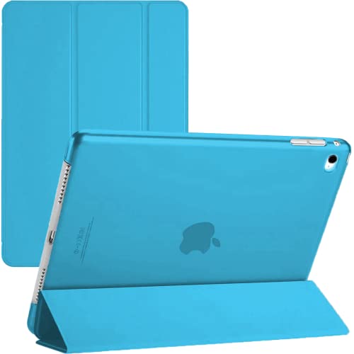 Smart Case for iPad Mini 5 (2019) & iPad Mini 4 (2015) with Magnetic Sleep/Wake Function Model No. A1538 A1550 A2126 A2124 (Aqua)