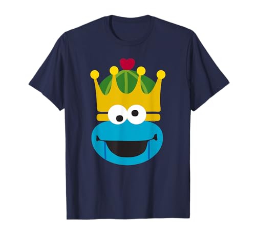 T-shirt Noël Cookie Monster en famille au pied du sapin de fêtes