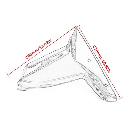 Déflecteurs d'air latéraux résistant aux turbulences Tenere 700 XT700Z