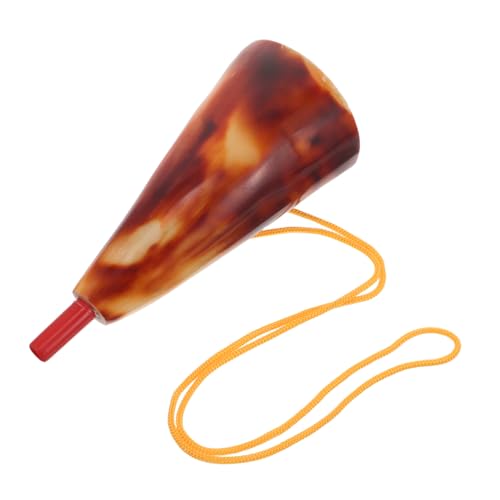 Beaupretty Cuerno Vikingo De Buey Natural Trompeta Medieval Tallada Instrumento Resistente Para...