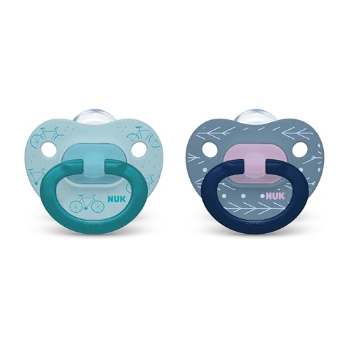Image of NUK Orthodontic Pacifiers, Boy, Blue, 18-36 Month (Pack of 2)