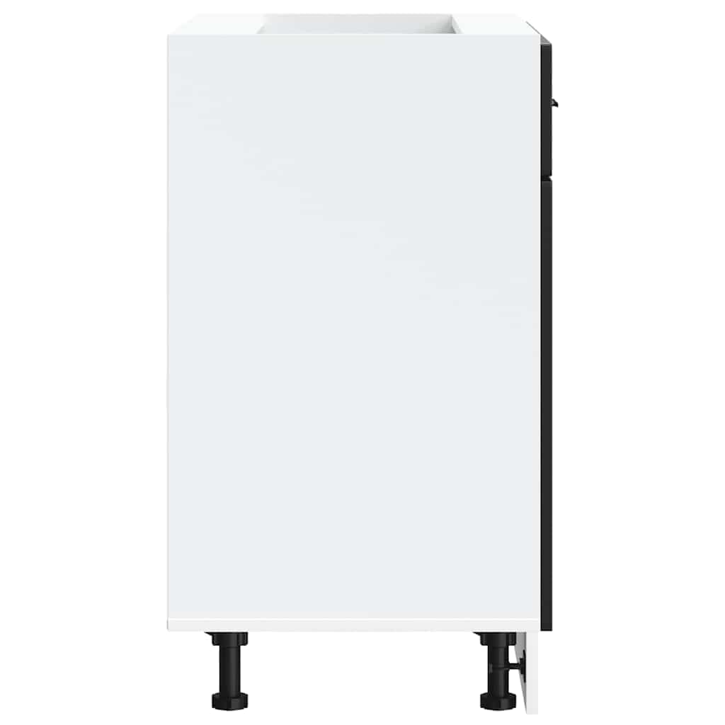 vidaXL Armoire de Cuisine Porto Noir Bois d'ingénierie