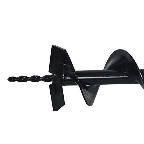 image for XtremepowerUS Post Hole Digger Replacement Auger Bits Digging 3/4