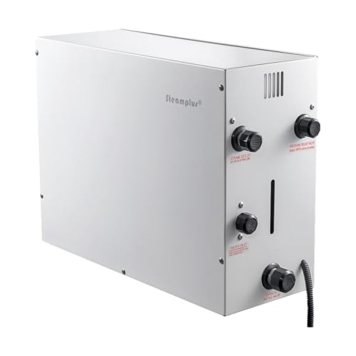 [9Kw] Steamplus Générateur de Vapeur pour Hammam à Usage Domestique vidange Automatique