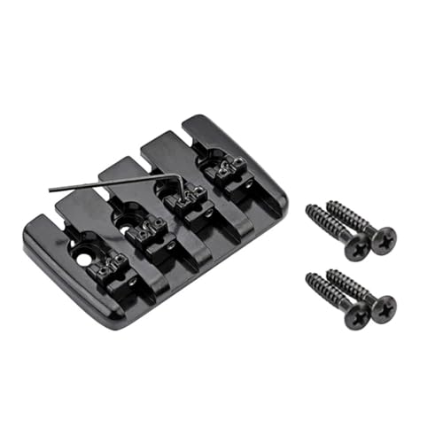 Chevalet métallique pour basse Ga1010 noir système de basse à cordes bloquées vis