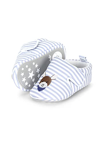 Emmi Baby Crawling Shoes, Crawling Shoes, Crawling Shoes, Baby Crawling Shoes with Non-Slip Star Sole, Blue, Size 21/22, Light Blue, EU 21/22, Light Blue, 21/22 EU