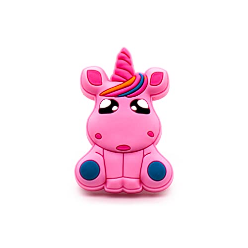 DOJA Barcelona Children's Furniture Buttons + Children's Clothes Hangers 8 Cupboard Knobs Children and 8 Children's Wall Hooks Unicorn Clothes Hooks and Drawer Knobs for Children's Room - Image 4