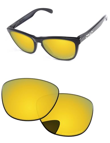 Image of Replacement Lenses for Oakley Frogskin OO9013 55mm Sunglass - Precision Fit, UV Block & Impact Resistant